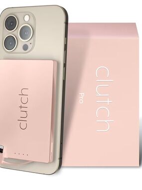 Like New Pink Clutch Portable Power Bank / TSA Approved Travel Charger USB-C